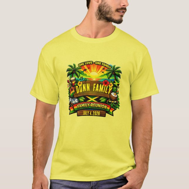 Jamaica vibe matching tee shirts (Front)