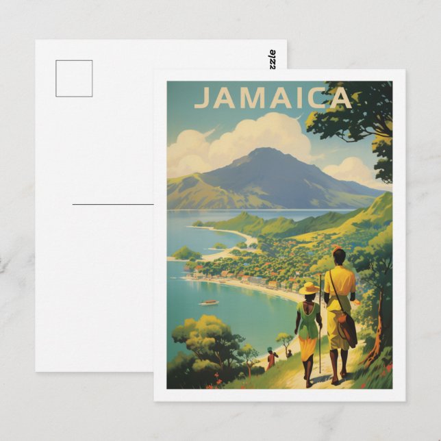 Jamaica Vintage Famous Travel Place Postcard (Front/Back)