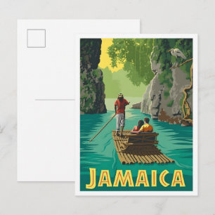 Jamaica Vintage Travel Postcard