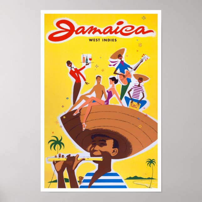 Jamaica vintage travel poster (Front)