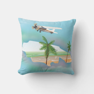 Jamaica Vintage travel poster Cushion