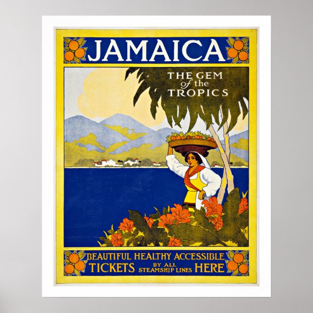 Jamaica - Vintage Travel Posters (Front)