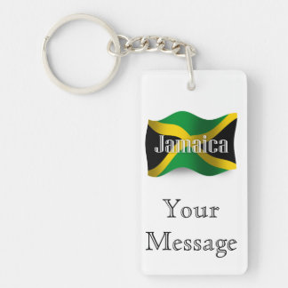 Jamaica Waving Flag Key Ring