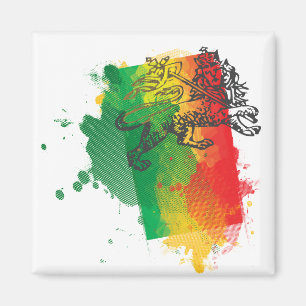 Jamaica Zion Lion Magnet