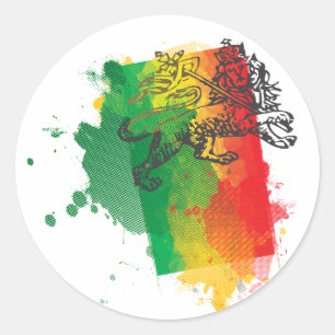Jamaica Zion Lion Sticker