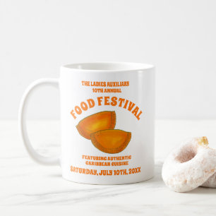 Jamaican Beef Patty Food Fest Caribbean Cuisine Coffee Mug