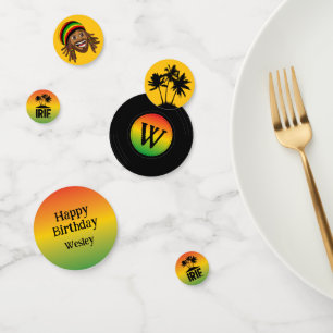 Jamaican Birthday or Wedding Confetti