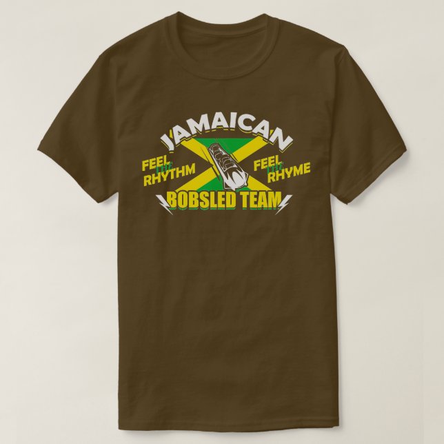 Jamaican Bobsled Team  T-Shirt (Design Front)