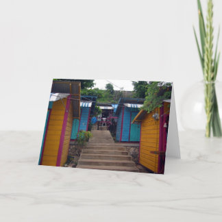 jamaican buildings card
