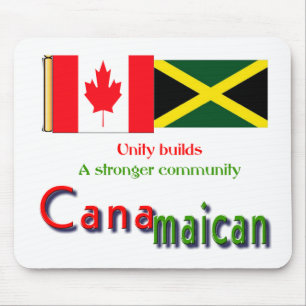 jamaican-canadian roots mouse pad