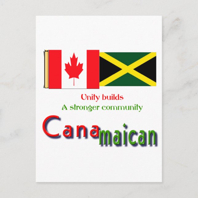 jamaican-canadian roots postcard (Front)