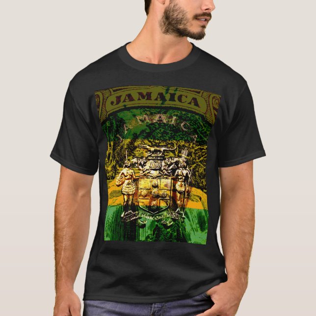 Jamaican Coat of Arms T-shirt (Front)