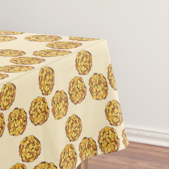 Jamaican Coconut Drops Ginger Dessert Jamaica Food Tablecloth (In Situ)