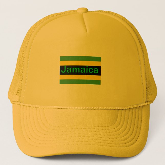 Jamaican Colors Baseball Cap (Front)
