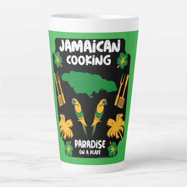 Jamaican Cooking Foodie Gifts    Latte Mug (Front)
