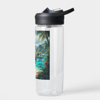 Jamaican cove water bottle