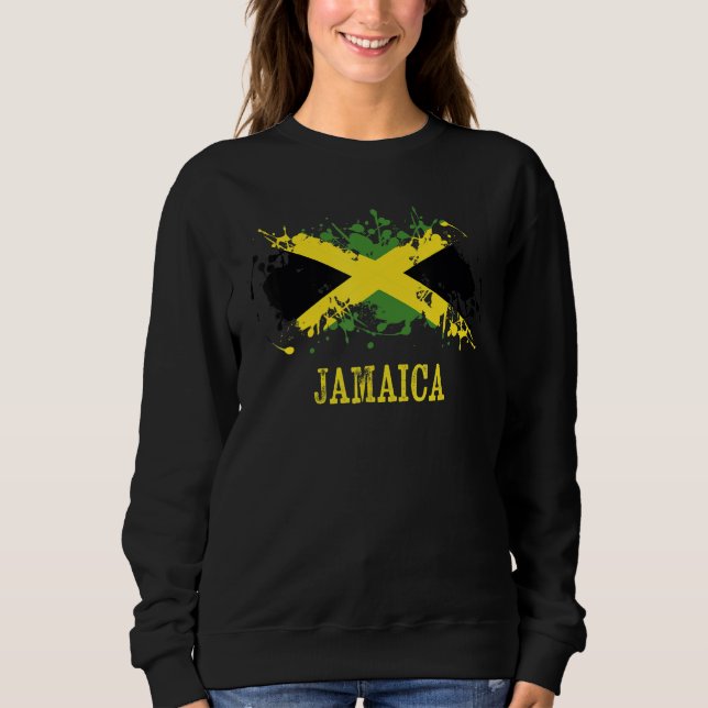 Jamaican enthusiasts for Jamaica and Jamaica Sweatshirt (Front)
