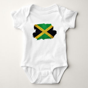 Jamaican Flag Baby Bodysuit