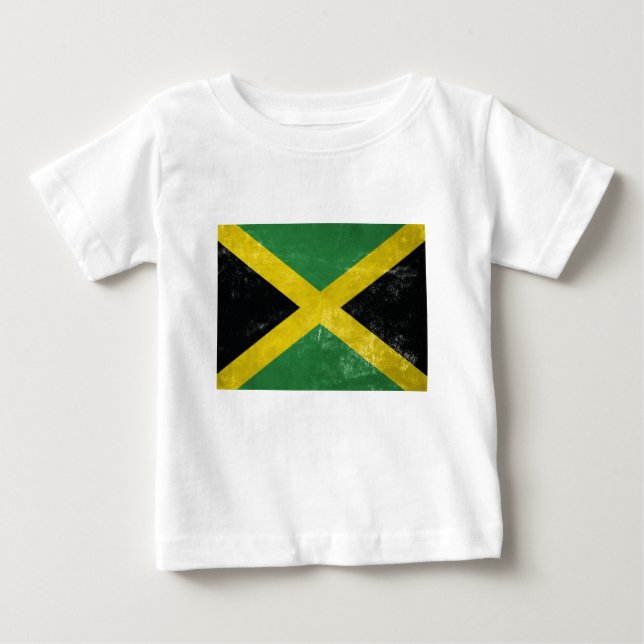 Jamaican Flag Baby T-Shirt (Front)