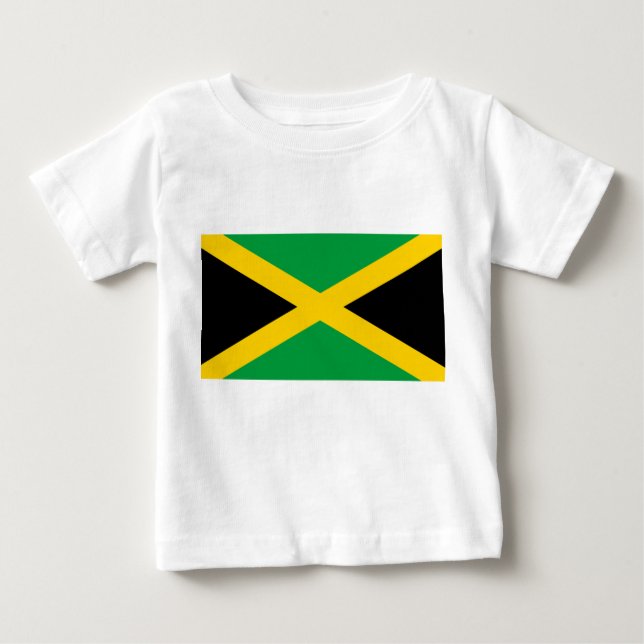 Jamaican Flag Baby T-Shirt (Front)