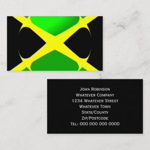 Jamaican Flag Business Card