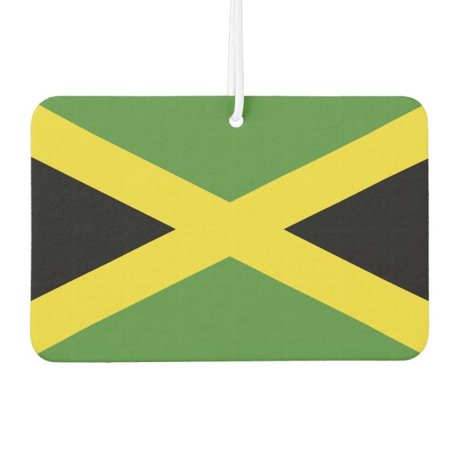 Jamaican Flag Car Air Freshener (Front)