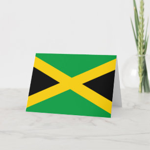 Jamaican Flag Card
