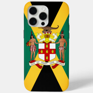 Jamaican Flag/ Coat of Arms iPhone 15 Pro Max Case