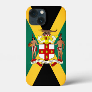 Jamaican Flag/ Coat of Arms iPhone 13 Mini Case