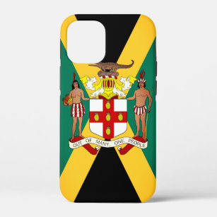 Jamaican Flag/ Coat of Arms iPhone 12 Mini Case