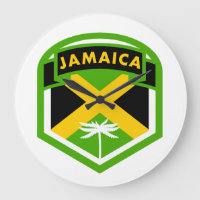 Jamaican Flag Crest Style