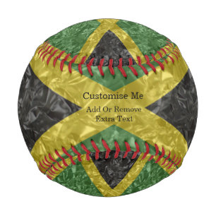 Jamaican Flag - Crinkled Baseball