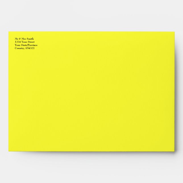 Jamaican Flag - Crinkled Envelope (Front)
