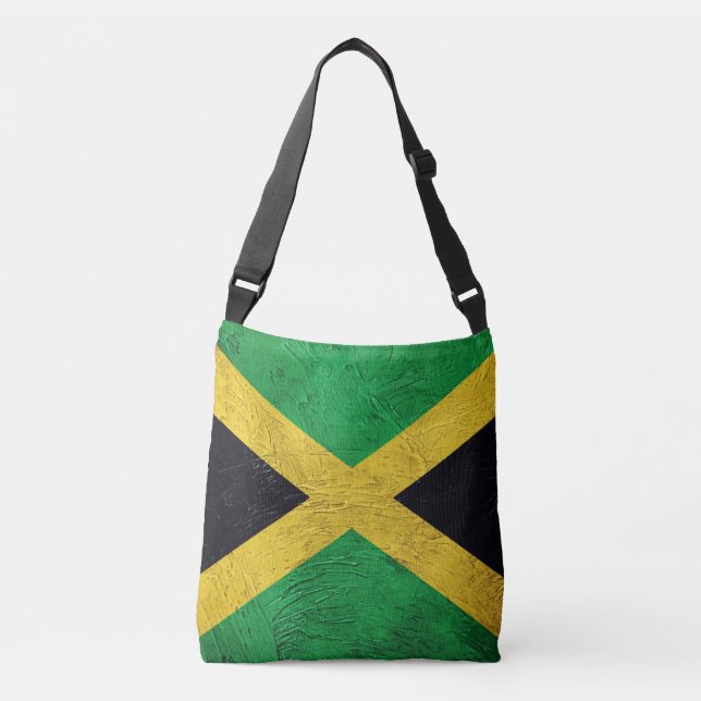 Jamaican Flag Crossbody Bag (Front)