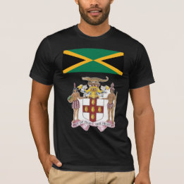 Jamaican Flag & Cultural Symbols Pride T-Shirt