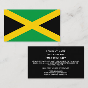 Jamaican Flag, Flag of Jamaica Business Card