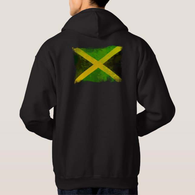 Jamaican flag hoodie (Back)