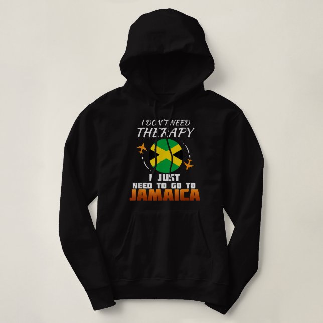 Jamaican Flag I Jamaica Flag I Vacation Jamaica Hoodie (Design Front)