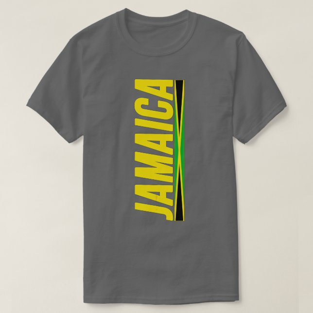 Jamaican Flag  Jamaica Colour Love Gift Souvenir  T-Shirt (Design Front)