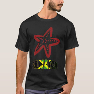 Jamaican Flag Jamaica Sea Star Men Women Kids 1 T-Shirt