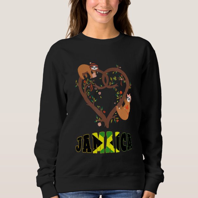 Jamaican Flag Jamaica Sea Star Men Women Kids Sweatshirt (Front)