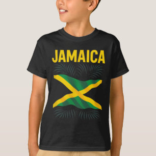 Jamaican Flag Jamaica Souvenir Travel Vacation  T-Shirt