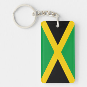 Jamaican Flag Key Ring