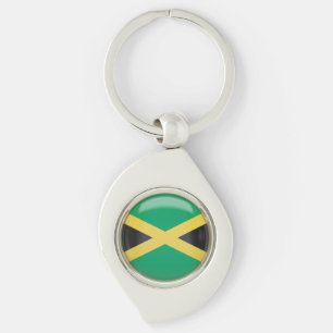 Jamaican Flag  Key Ring