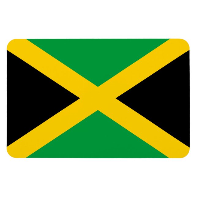 Jamaican Flag Magnet (Horizontal)
