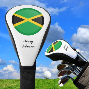 Jamaican Flag & Monogrammed Golf Clubs Covers