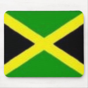 Jamaican flag mouse pad