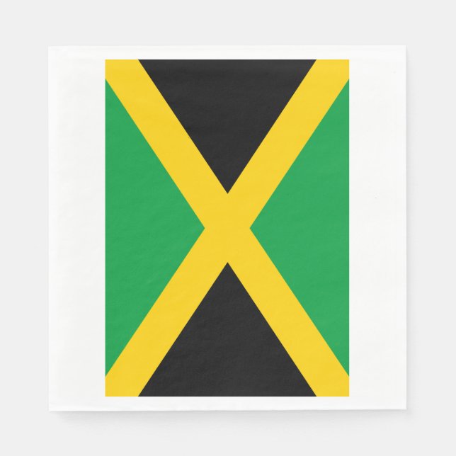 Jamaican Flag Napkin (Front)