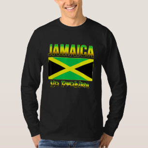 Jamaican Flag Of Jamaica Caribbean Island No Probl T-Shirt