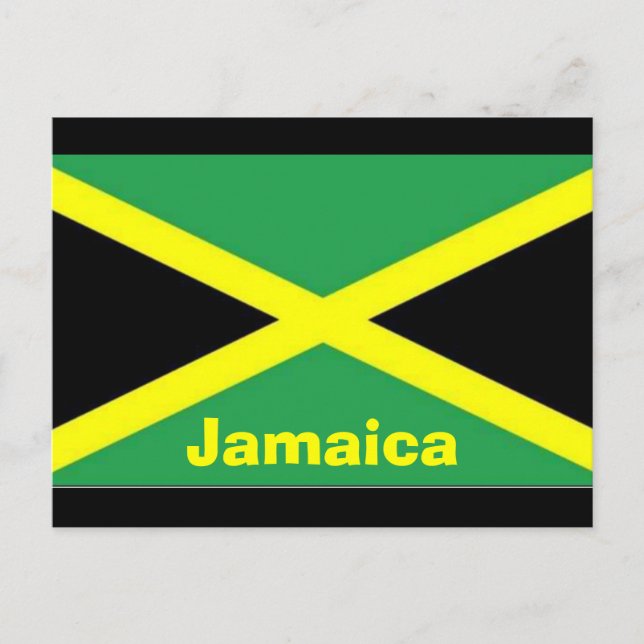 Jamaican Flag Postcard (Front)